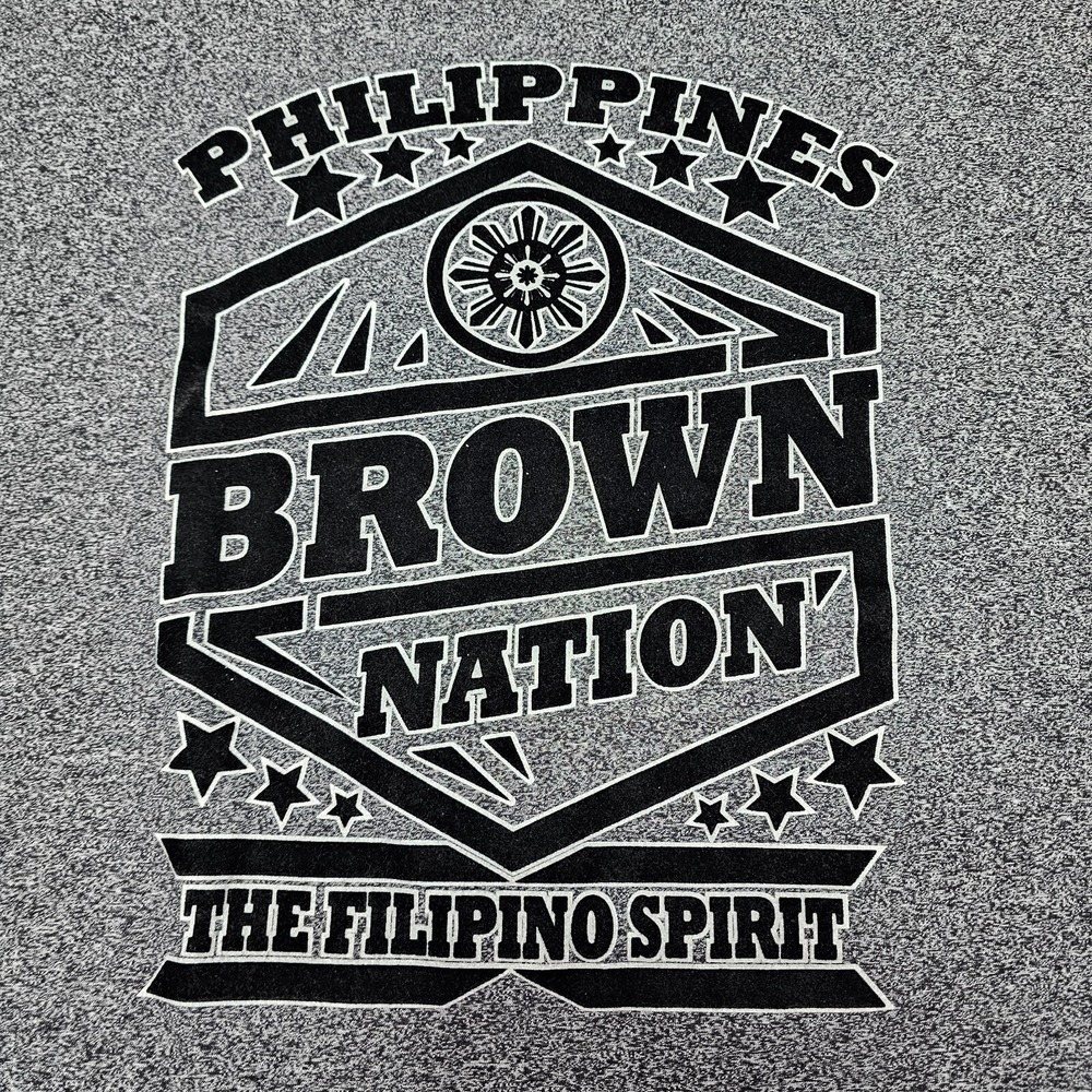 Dibuho Philippines Mens 3XL (Fits‎ 2XL) T-Shirt Brown Nation Filipino Spirit